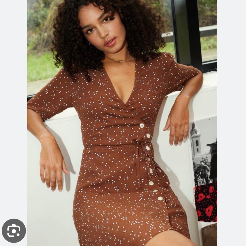 Wrap dress in the style of Rouje | M